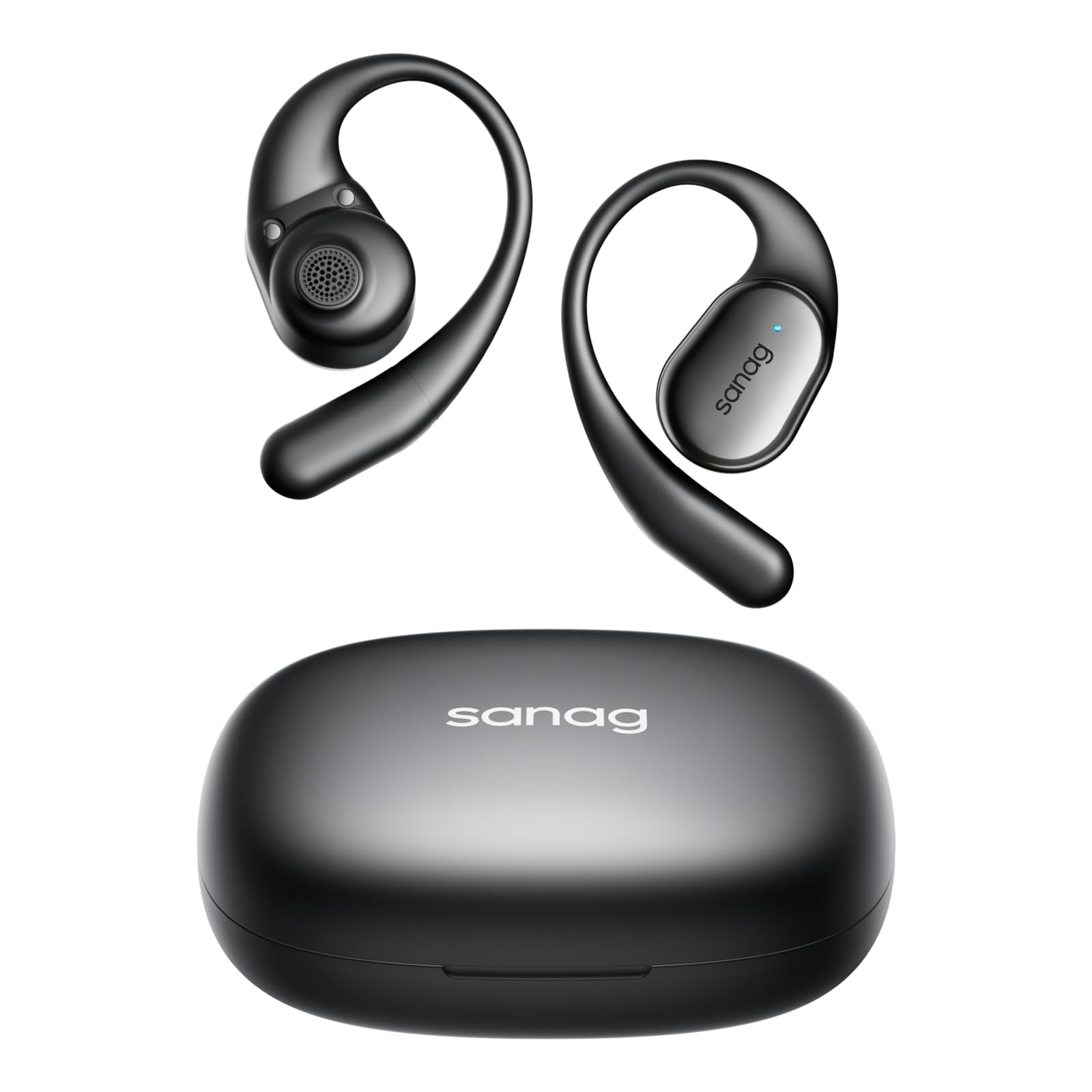 SANAG C16S Headphones - Orecchietchine(True Wireless Bluetooth), Microfono, Hook Hook, Giorni di Riproduzione 56, IPX4 W