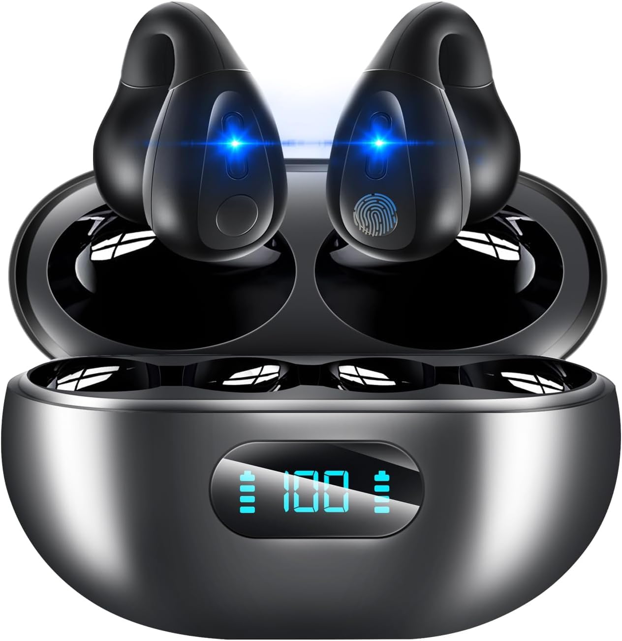  Bluetooth 5.3 Waterproof Stereo Ear Design Clip Headphones per iOS/Samsung/Android/Xiaomi
| Bone Clip Touch Controls Bl