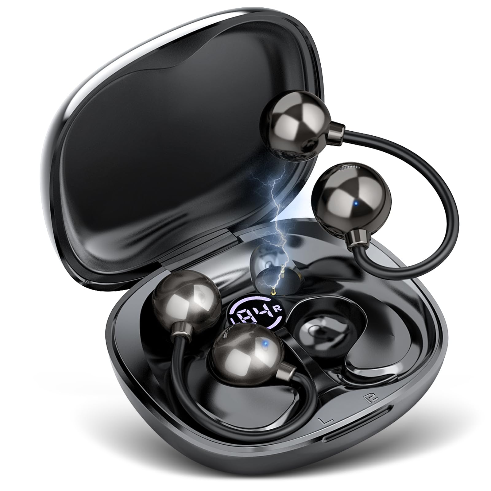  Orecchiette Bluetooth 5.4 Waterproof IP5 Sporti con Vanga Potente e Chamate Purity
| Orecchiette Sport Bluetooth 5.4 Wi